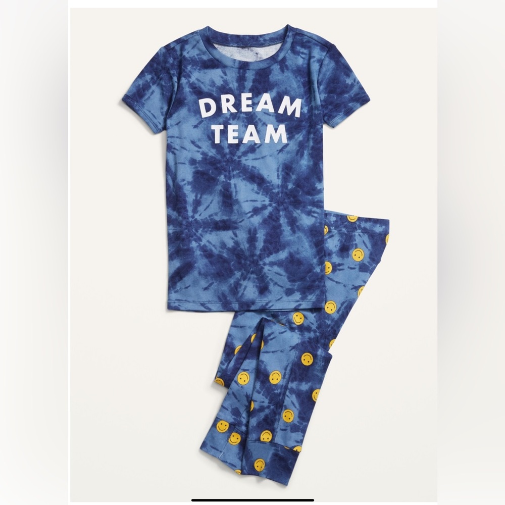 Old Navy Smiley Pajama Set